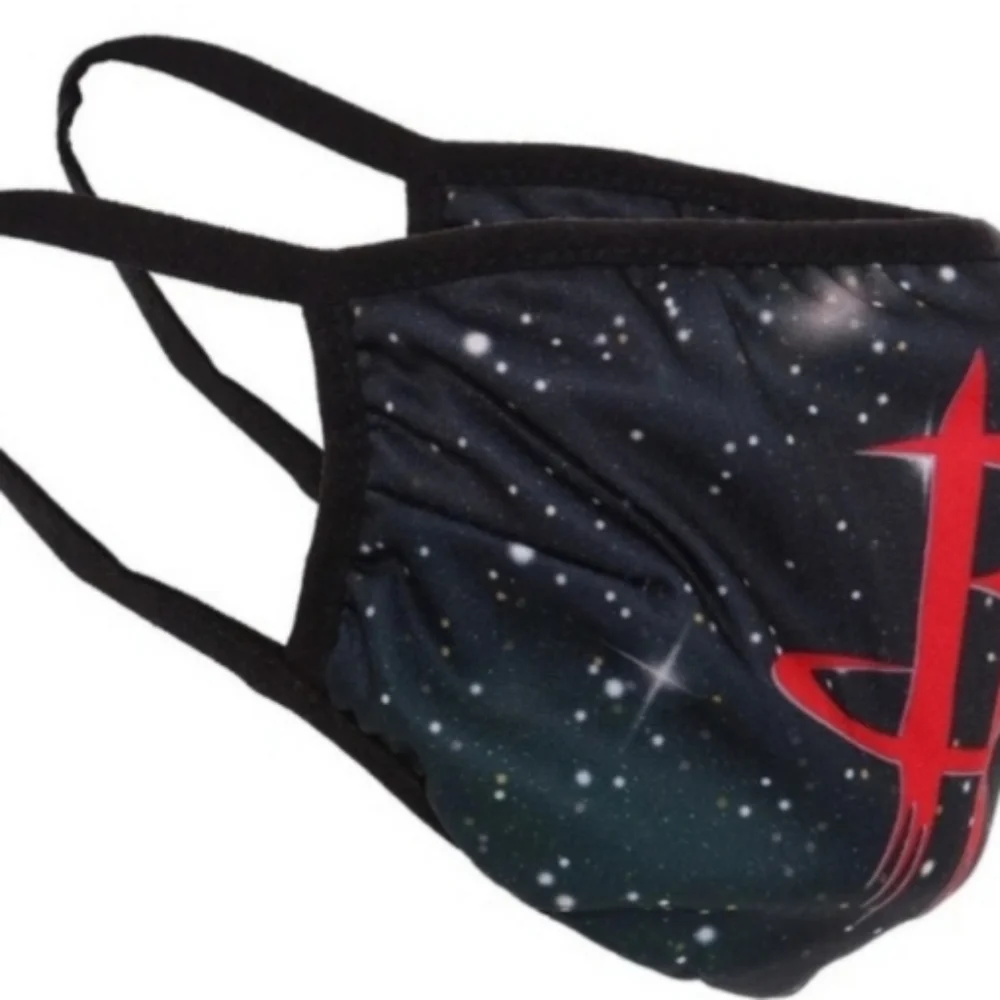 NBA HOUSTON ROCKETS MENS FACE MASK. ULTRA GAME.